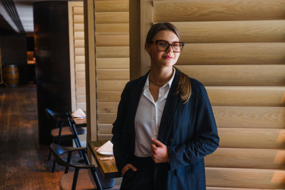 Russian expat Lena Fomicheva, 21, works two hospitality jobs in Sydney.