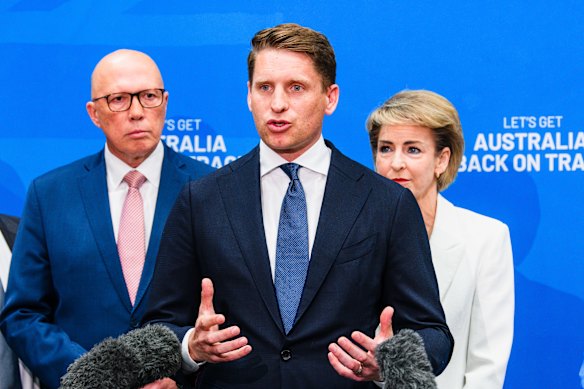 Coalition defence spokesman Andrew Hastie in Perth.