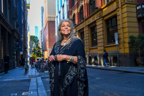 Fun to look back: retired retailer Katherine Pakula has ties to Flinders Lane’s rag trade past. 