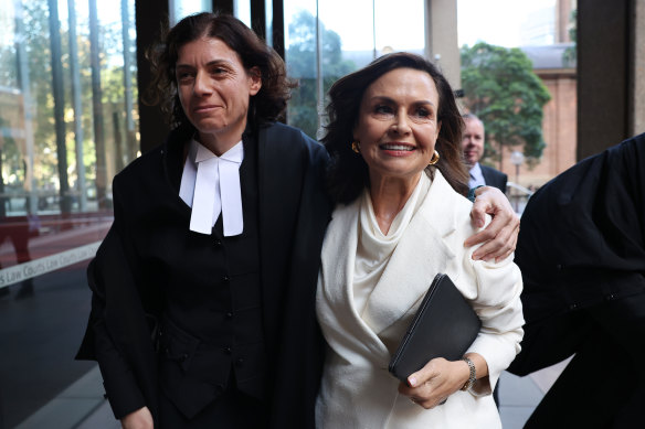 Barrister Sue Chrysanthou, SC (left), pictured with journalist Lisa Wilkinson, has been hired to act for Benjamin Cohen.