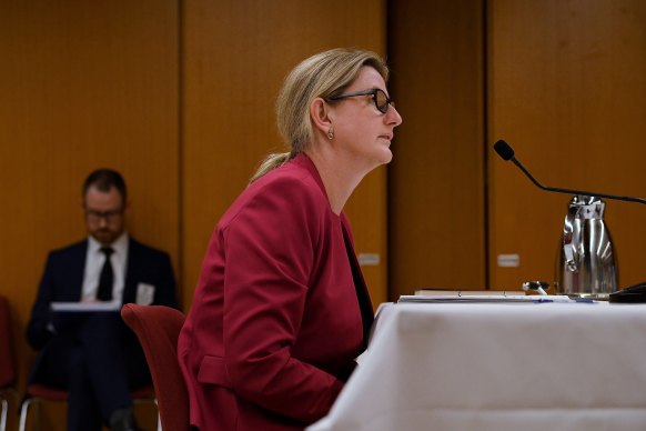 Investment NSW managing director Kylie Bell fronting the trade appointment inquiry last month.