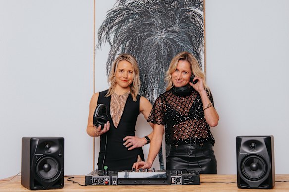 Sarah Mullens (left) and Brianna Vidal turned their passion for making music into a paid side hustle as DJs.