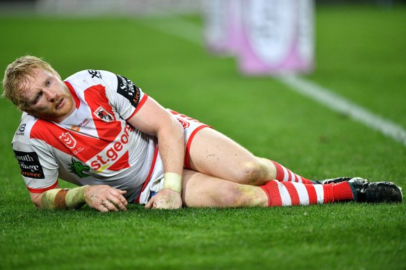 James Graham during his time at the Dragons.