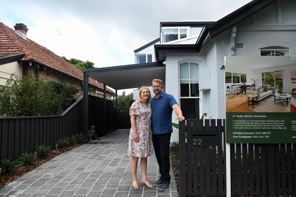 Suzanne and Rick Teale transformed their Waverton semi. 