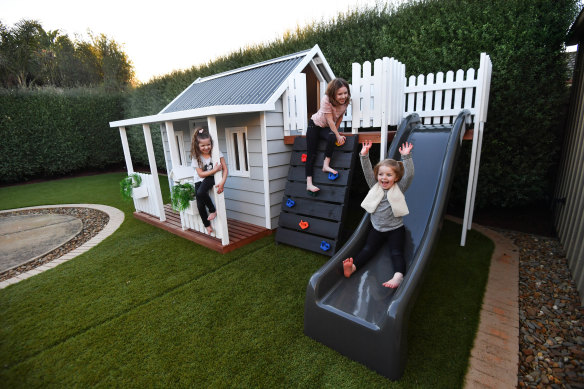 Sarah King wanted to ensure the cubby had a climbing wall and slide so it wasn't just one room.