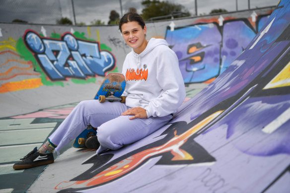 Disciplined yet free-spirited: AFLW draft prospect Nell Morris-Dalton.