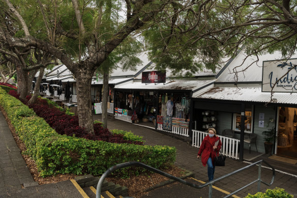 Kiama’s shops are nowhere near as busy as they are usually in the winter school holidays. Although the town and its surrounding beaches at Gerroa and Gerringong are not included in greater Sydney lockdown, about 90 per cent of its visitors are. 