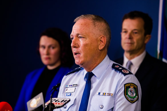 NSW Police Commissioner Mick Fuller on Tuesday said a complaint had been referred to the police watchdog.