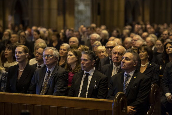 St Mary’s Cathedral was packed for the State Funeral of Carla Zampatti.