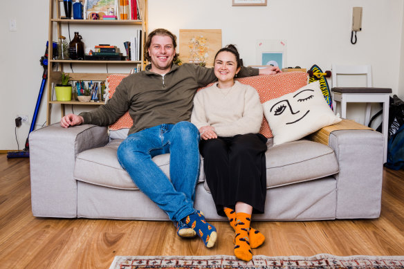 Jonathon Leonard and Rachel O’Brien are younger Millennials who live in Chatswood, on Sydney’s north shore.