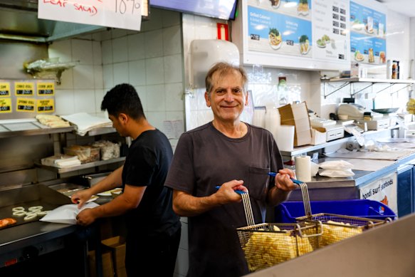 Owner of Bondi Surf Seafood Paul Georgiou said after weeks of quiet trade, he’s happy to be welcoming visitors back to Bondi.