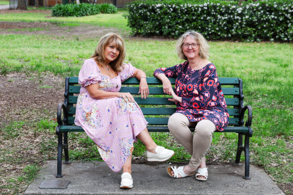 Carers Meredith Coote and Mary Ivec  