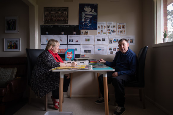 Judith McDonald says her brother, Andrew Southam, who has autism and an intellectual disability, has benefited from an environment free of restraint.