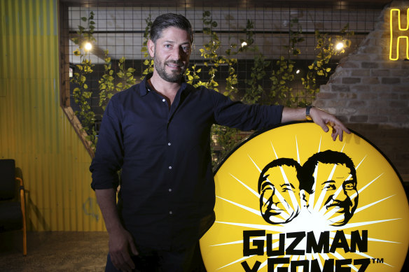 Guzman y Gomez boss Steven Marks founded the business in 2006 with his childhood friend Robert Hazan.