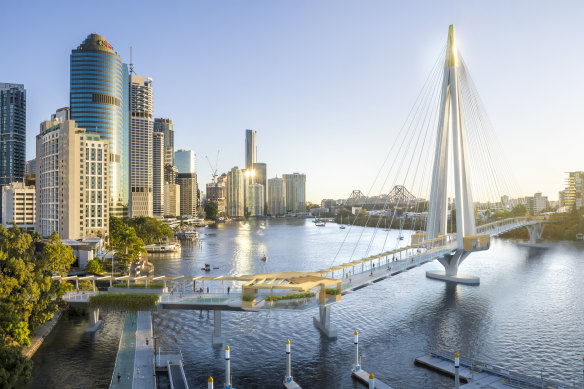 Escalating construction costs of major projects like the Kangaroo Point green bridge have forced a 10 per cent council spending cut.
