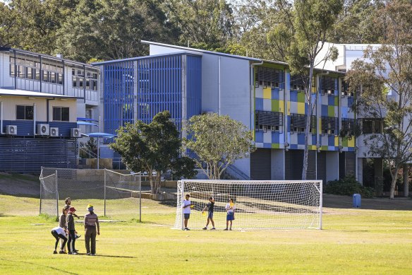 Indooroopilly State High School had 2688 students enrolled in August 2022 – only 54 per cent of whom lived in the catchment area – despite having capacity for 2140 students.