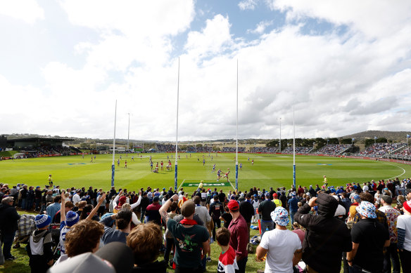 North Melbourne and the Brisbane Lions did battle in the Adelaide Hills  during the inaugural Gather Round.