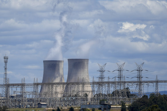 AGL’s Bayswater coal plant in the Hunter Valley, one of the assets the consortium want to shut down earlier than planned. 