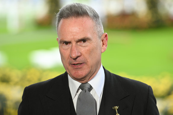 VRC chairman Neil Wilson gets the use of a Lexus in his role with the racing club.