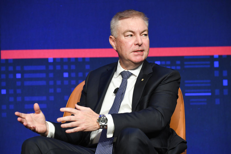 Andrew Pridham at The Australian Financial review Property Summit on Monday.