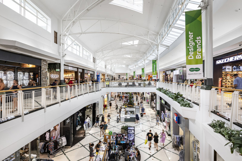 Inside Cairns Central. Its 186 tenants generate total sales of $492 million a year.