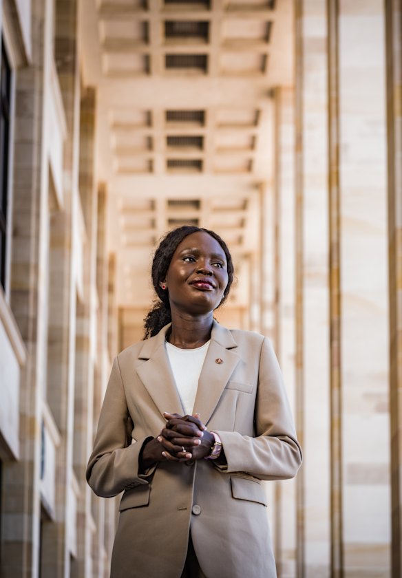 WA upper house MP Ayor Makur Chuot is the first person of South Sudanese descent to be elected to any parliament in Australia.