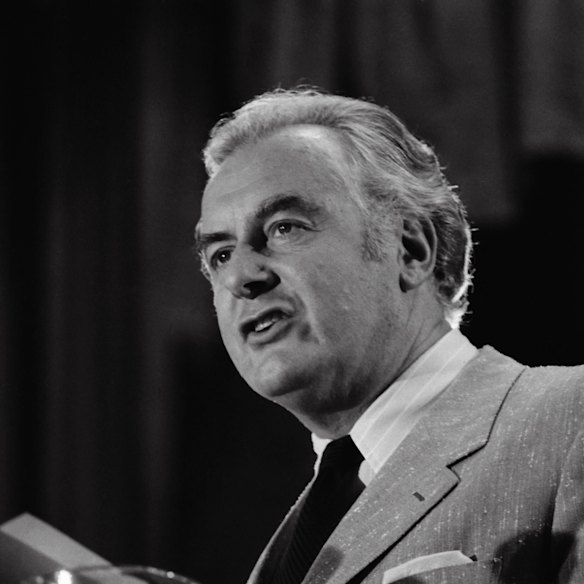 Gough Whitlam:, always with an answer.