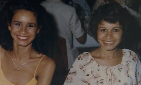 Rhoda (at left) with Lois.