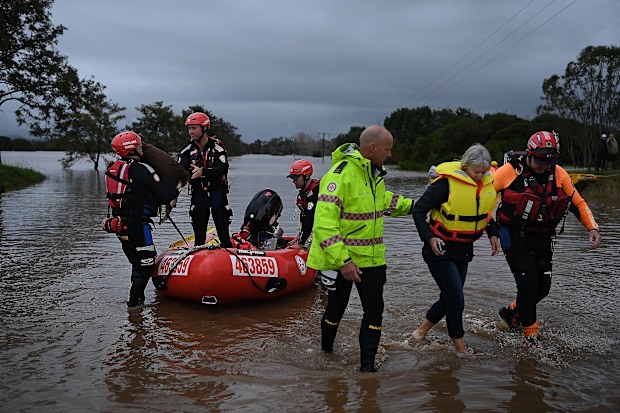 NSW floods: People winched from roofs as floodwaters inundate towns
