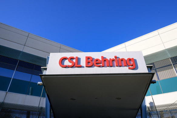 CSL in Broadmeadows, Vic, where the company has recently invested billions in new tech.