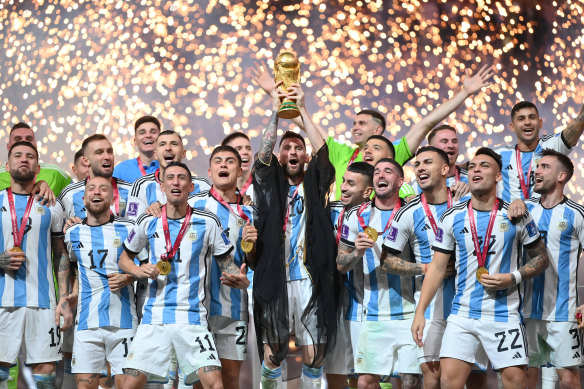 Argentina world hot sale cup win