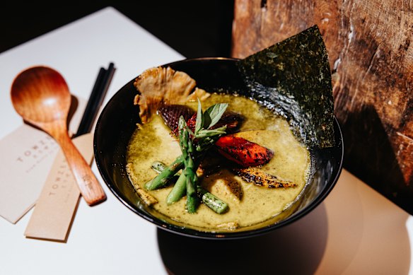 Thai green curry ramen.