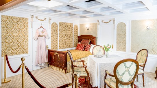 One of the exhibits in the Titanic The Artefact Exhibition at Melbourne Museum.