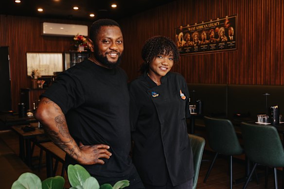  Owners Frank Koroma and Sonia Sobonie.