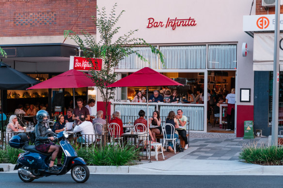 Bar Infinita occupies a former burger shop in Gordon.