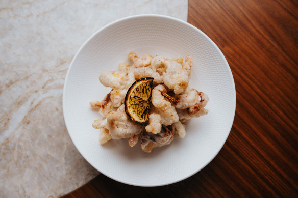 Salt and pepper calamari.