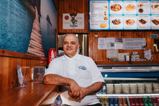El Manara’s chef-owner Amir Sayah has been a fixture of Haldon Street since 1989.