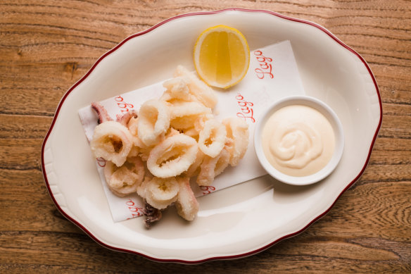 Calamari fritti made with sweetly tender Hawkesbury calamari.