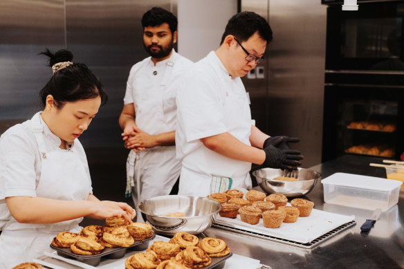 Lune’s team of bakers have been training for a year for the opening of Lune Rosebery.