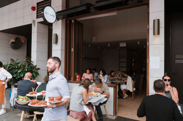 Next Door is an airy diner in Double Bay.