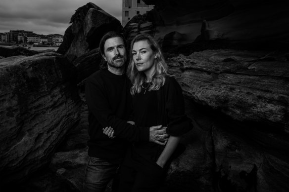 Blue-Tongue filmmaking couple  David Michod and Mirrah Foulkes in Bondi.