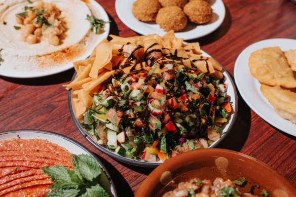 Order a fattoush on the side for a little extra colour.