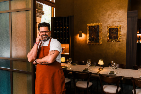 Chef Alejandro Saravia at his Sydney restaurant Morena, which he’s bringing to Melbourne.
