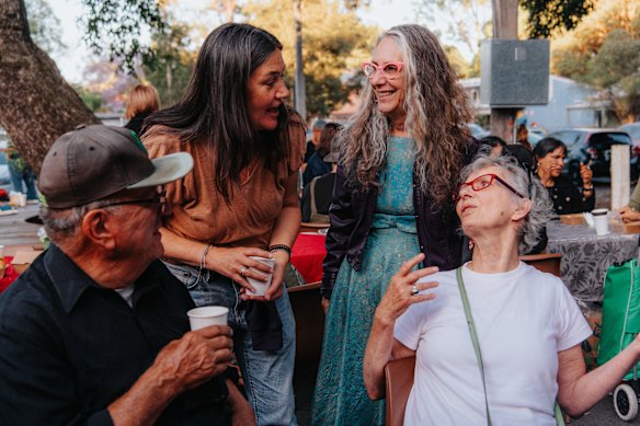 Addi Road CEO Rosanna Barbero (top right) at Wednesday Night Lights.