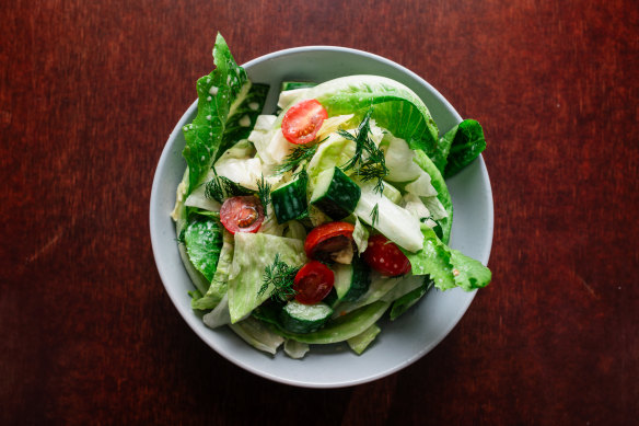 Green salad.