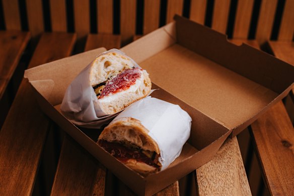 The Sorrento panini.