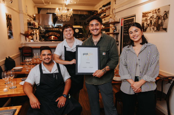 The team at new hatted Windsor restaurant Cricca.