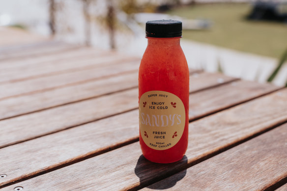 Watermelon juice of the day.