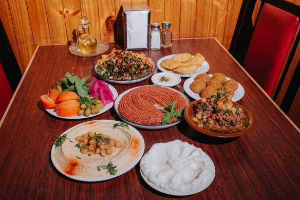 People come from all over the city to eat at El Manara, and with good reason. 