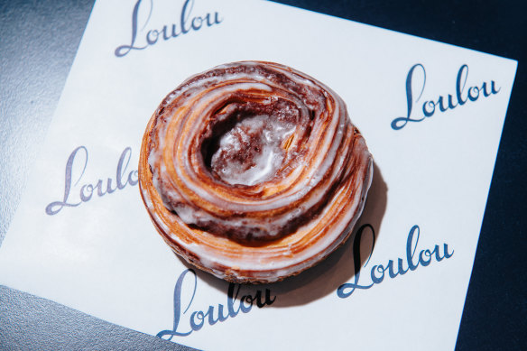 Cinnamon croissant.